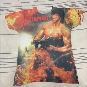 Rambo Graphic Men's Shirt - Multicolor